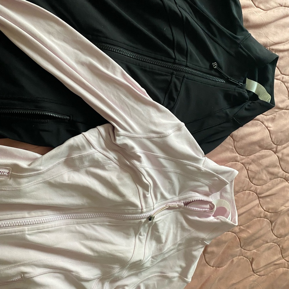 lululemon athletica Black and Light Pink Blazers